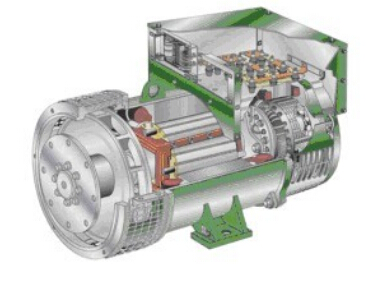 西山发电机内部结构图